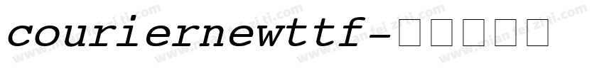 courier new ttf字体转换